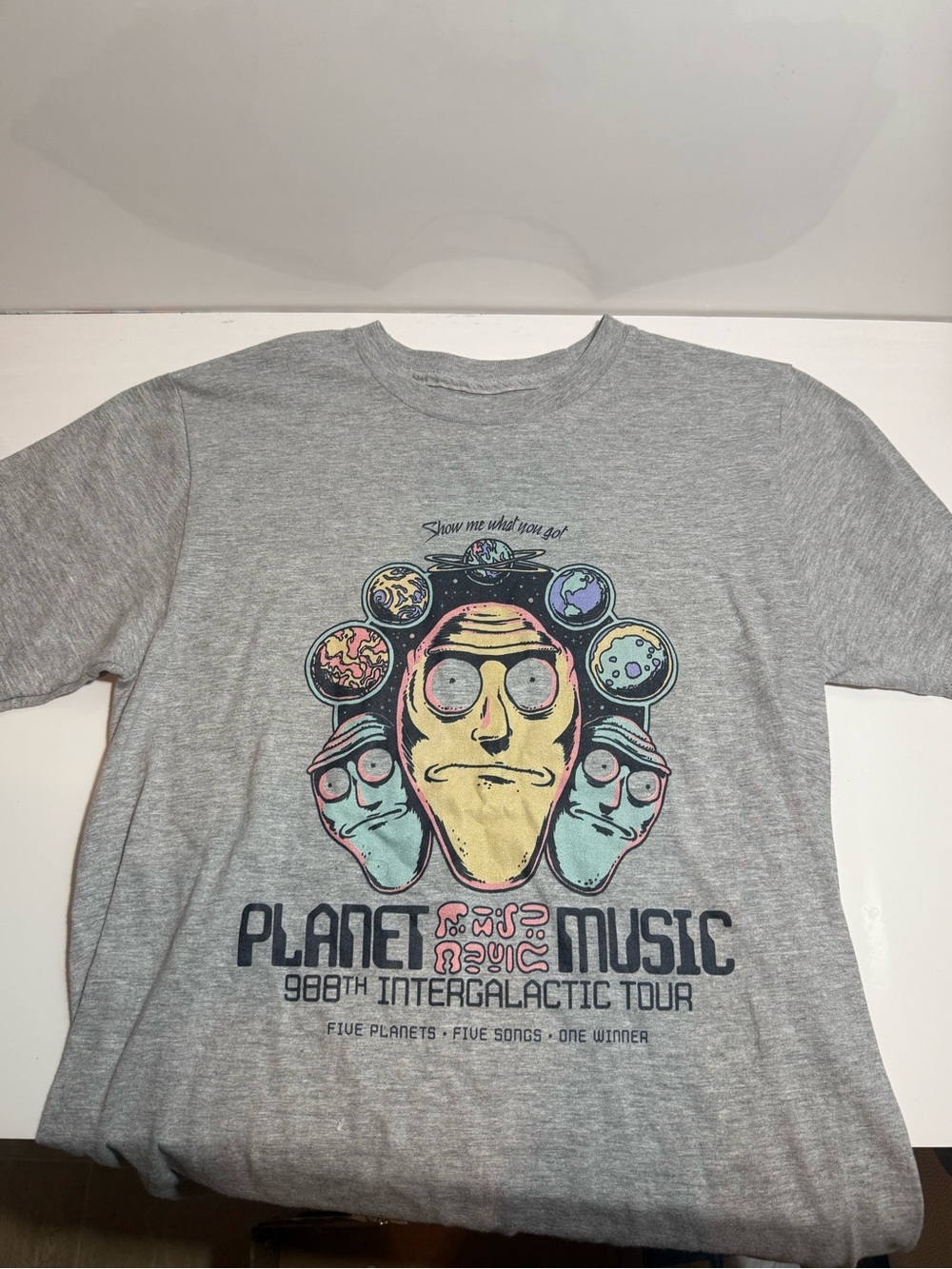 Rick And Morty Music Island T Shirt Men’s Small